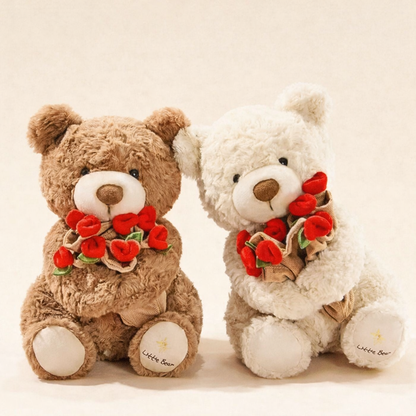 TulMiś™ - Miś z bukietem