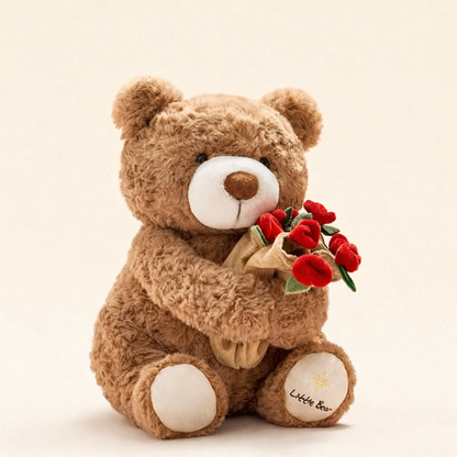 TulMiś™ - Miś z bukietem